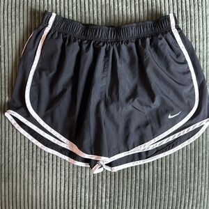 Nike Dri-Fit Shorts, black and white, L